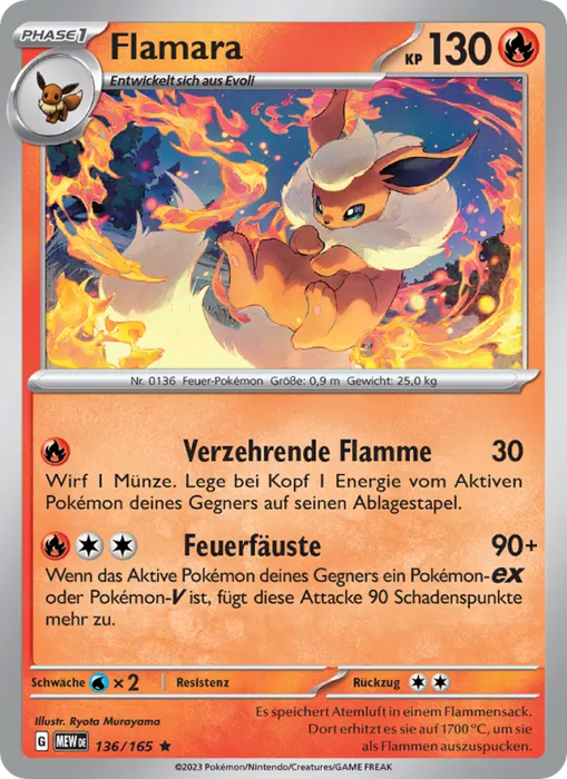 Flamara MEW-136 Rare Deutsch