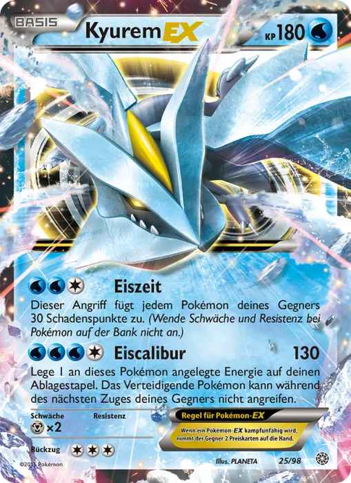 Kyurem EX AOR-25 Ultra Rare Deutsch