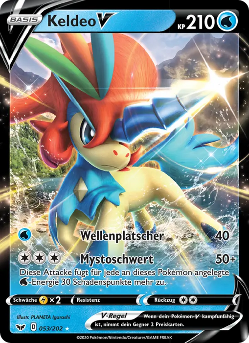 Keldeo V SSH-53 Ultra Rare Deutsch