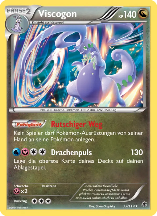 Viscogon PHF-77 Holo Rare Deutsch