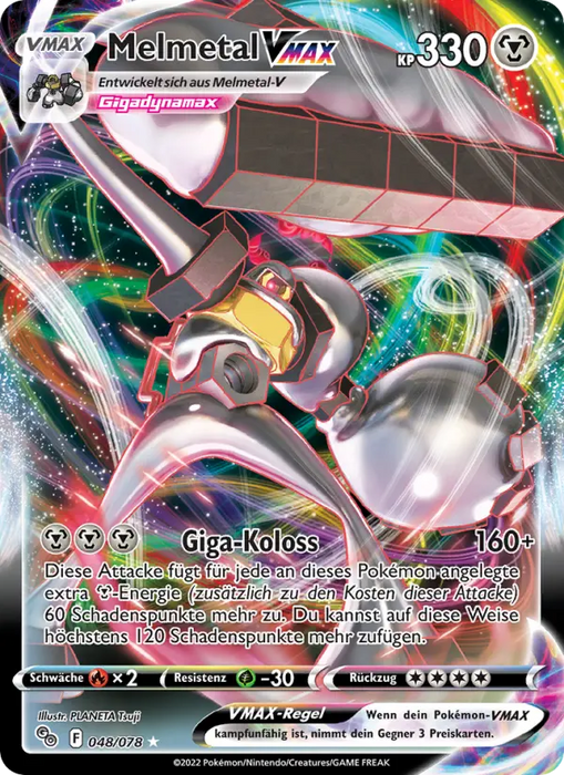 Melmetal VMAX PGO-048 Ultra Rare Deutsch