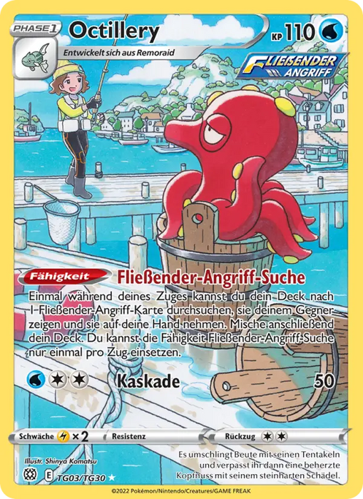 Octillery BRS-TG03 Holo Rare Deutsch