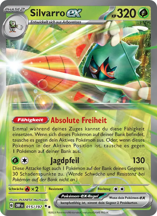 Silvarro ex OBF-015 Double Rare Deutsch