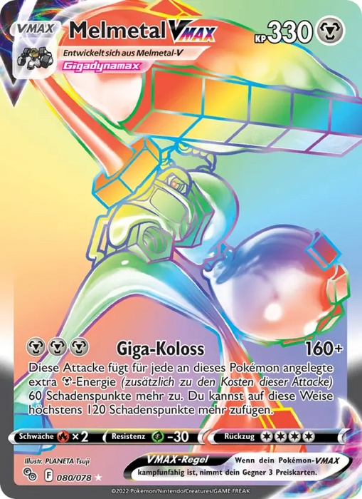 Melmetal VMAX PGO-080 Secret Rare Deutsch
