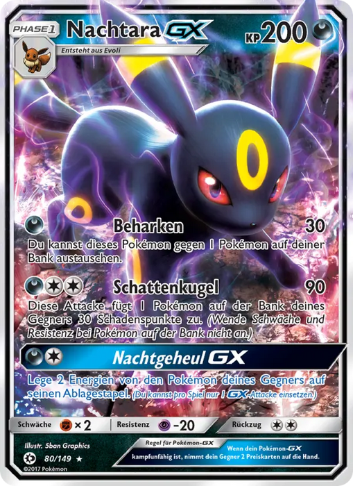 Nachtara GX SUM-80 Ultra Rare Deutsch