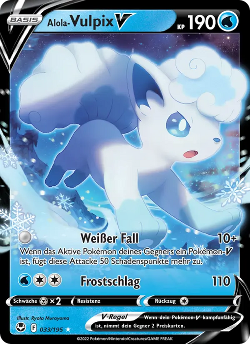 Alola-Vulpix V SIT-033 Ultra Rare Deutsch
