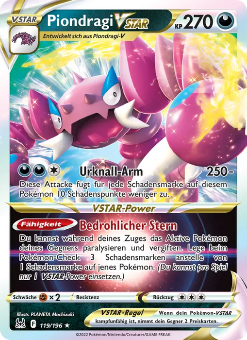 Piondragi VSTAR LOR-119 Ultra Rare Deutsch