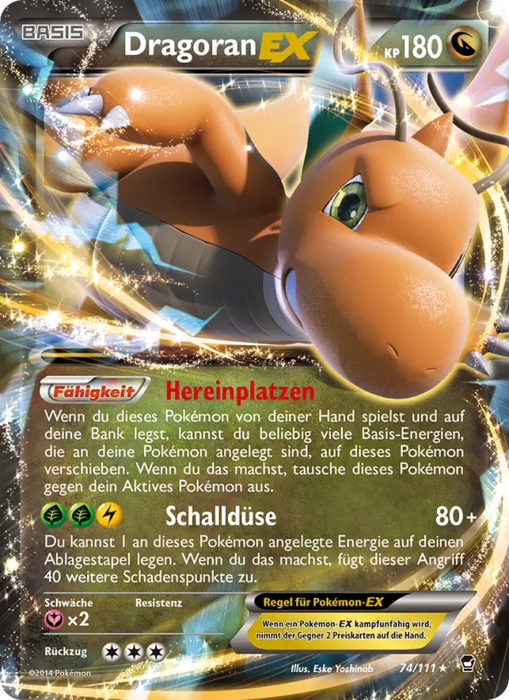 Dragoran EX FFI-74 Ultra Rare Deutsch