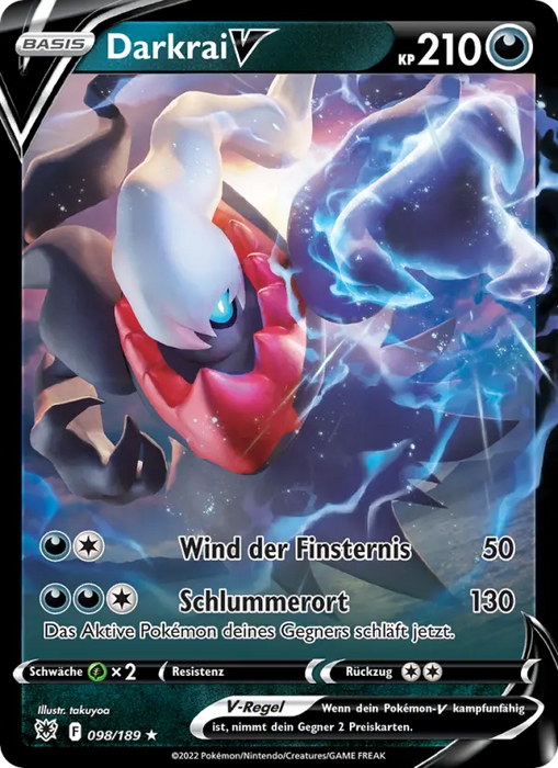 Darkrai V ASR-098 Ultra Rare Deutsch