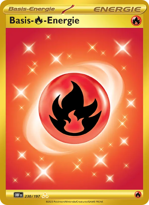 Feuer-Energie OBF-230 Secret Rare Deutsch