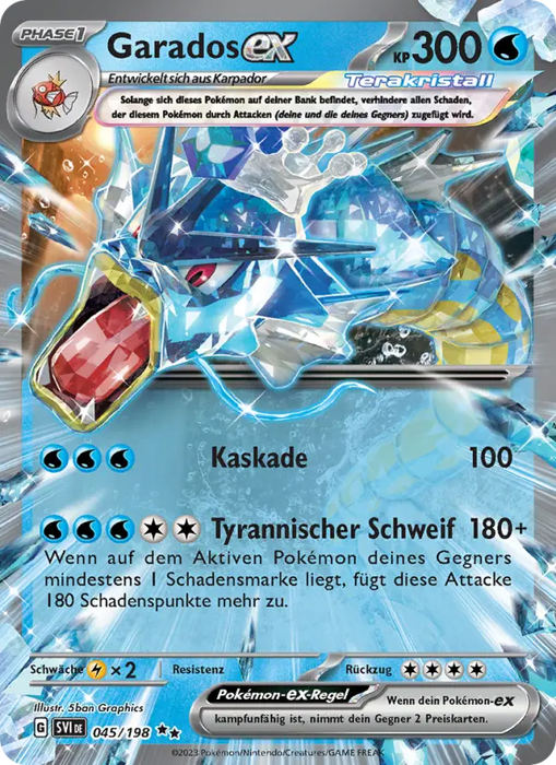 Garados ex SVI-045 Double Rare Deutsch