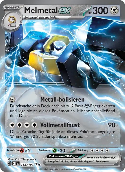 Melmetal ex OBF-153 Double Rare Deutsch