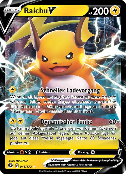 Raichu V BRS-045 Ultra Rare Deutsch