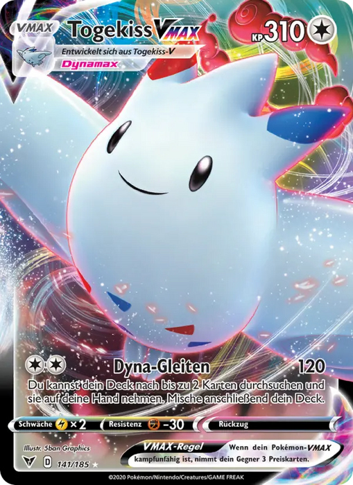 Togekiss VMAX VIV-141 Ultra Rare Deutsch