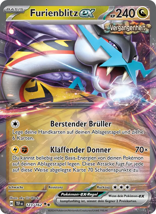 Furienblitz ex TEF-123 Double Rare Deutsch