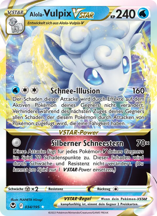 Alola-Vulpix VSTAR SIT-034 Ultra Rare Deutsch