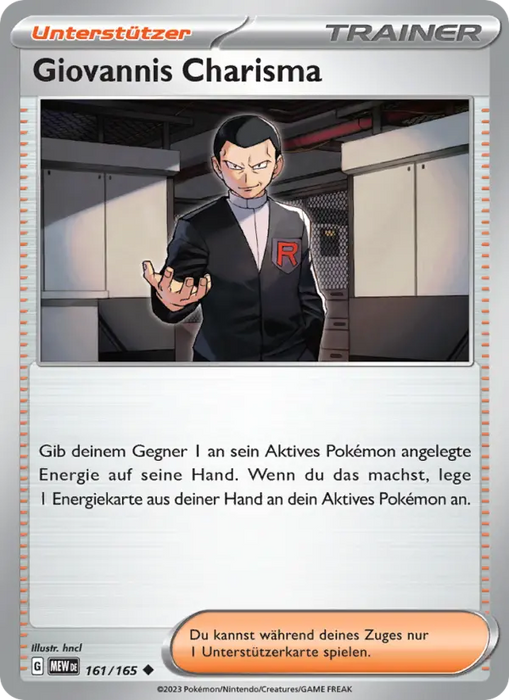 Giovannis Charisma MEW-161 Uncommon Deutsch