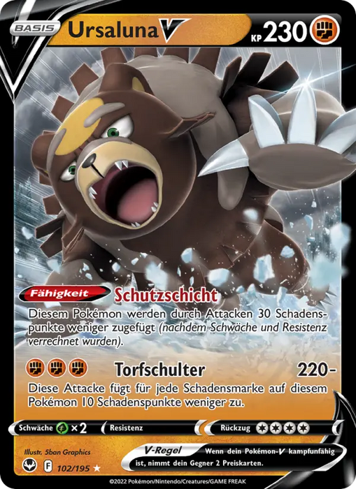 Ursaluna V SIT-102 Ultra Rare Deutsch