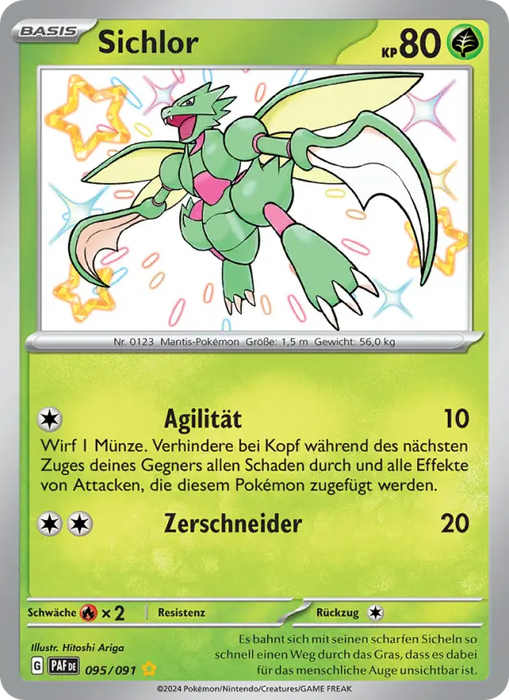 Sichlor PAF-095 Shiny Rare Deutsch