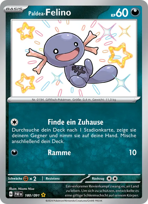 Paldea-Felino PAF-180 Shiny Rare Deutsch