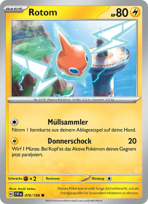 Rotom SVI-070 Promo Deutsch
