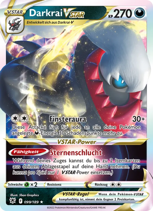 Darkrai VSTAR ASR-099 Ultra Rare Deutsch