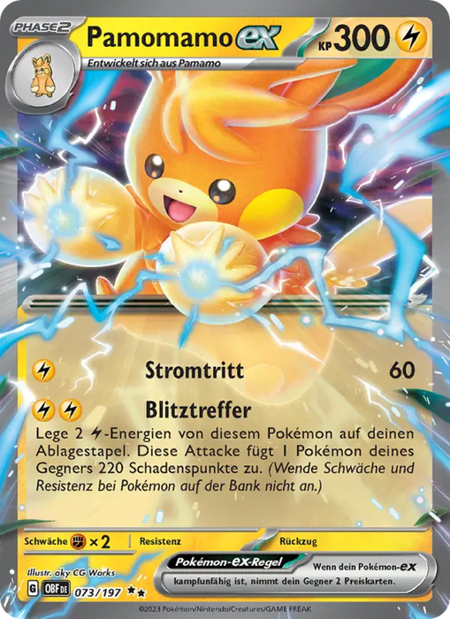 Pamomamo ex OBF-073 Double Rare Deutsch