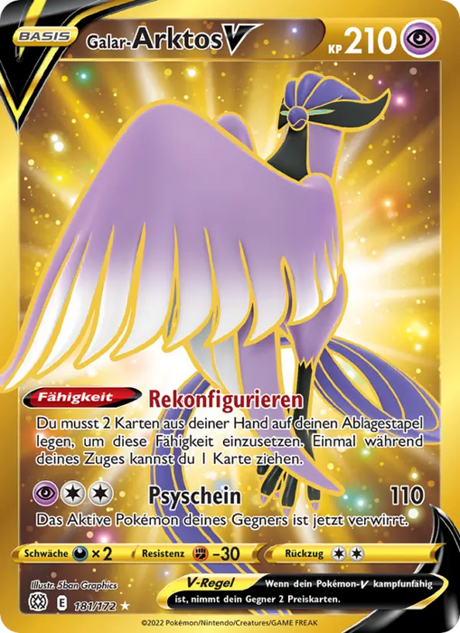 Galar-Arktos V BRS-181 Secret Rare Deutsch