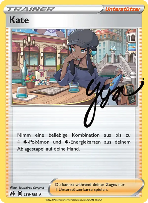 Kate CRZ-136 Holo Rare Deutsch