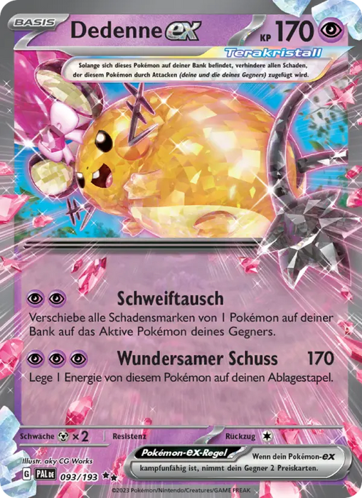 Dedenne ex PAL-093 Double Rare Deutsch