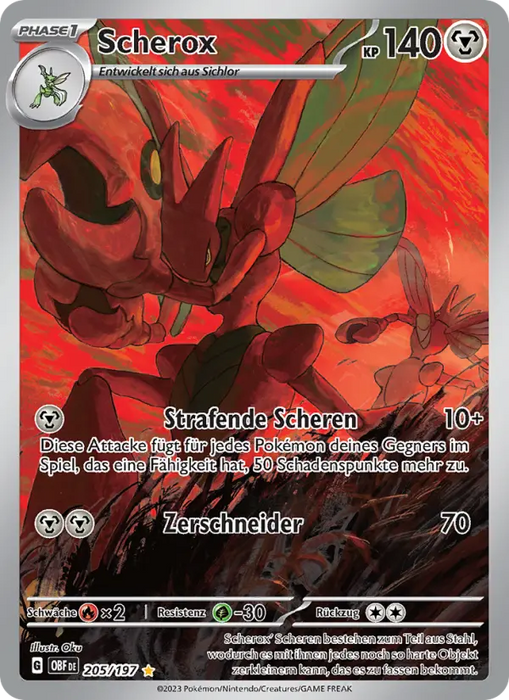 Scherox OBF-205 Illustration Rare Deutsch