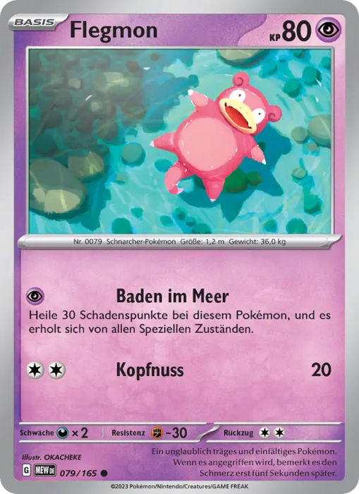 Flegmon MEW-079 Common Deutsch