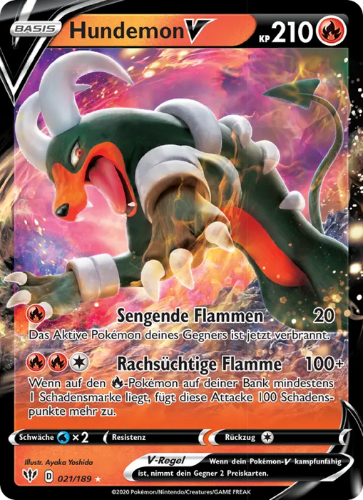 Hundemon V DAA-21 Ultra Rare Deutsch