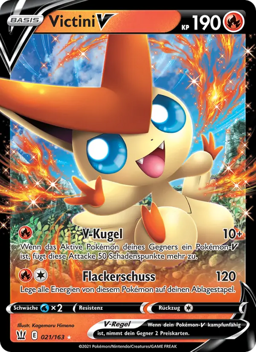 Victini V BST-21 Ultra Rare Deutsch