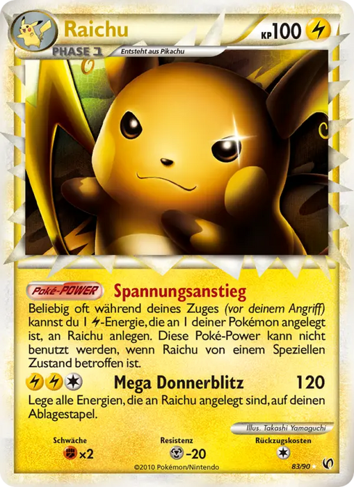 Raichu UD-83 Ultra Rare Deutsch