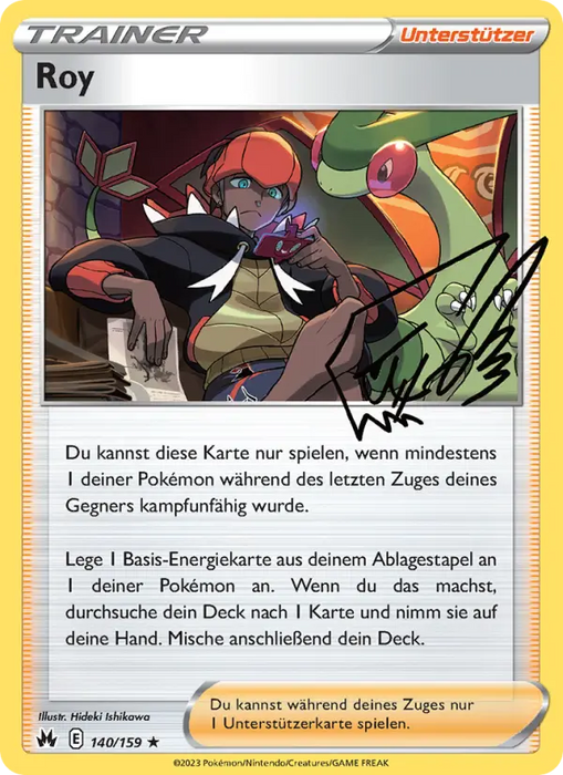 Roy CRZ-140 Holo Rare Deutsch