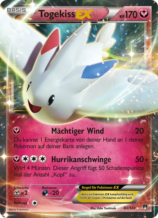 Togekiss EX BKP-83 Ultra Rare Deutsch