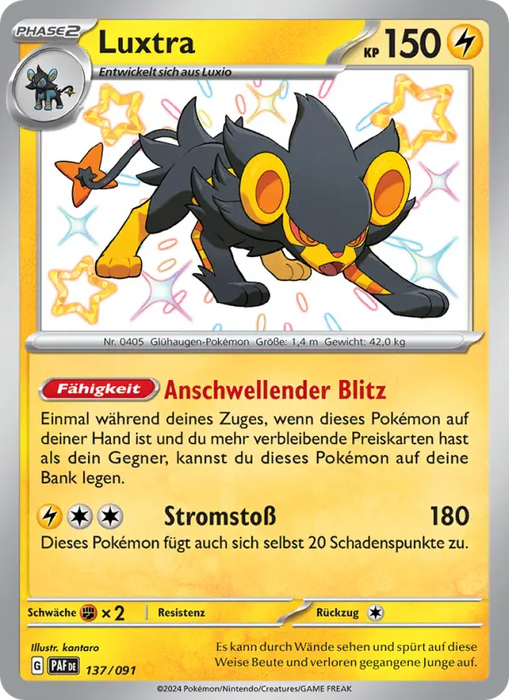 Luxtra PAF-137 Shiny Rare Deutsch