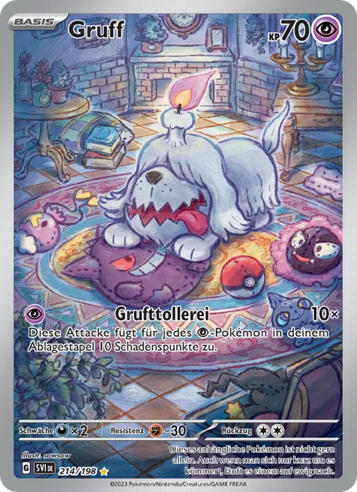 Gruff SVI-214 Illustration Rare Deutsch