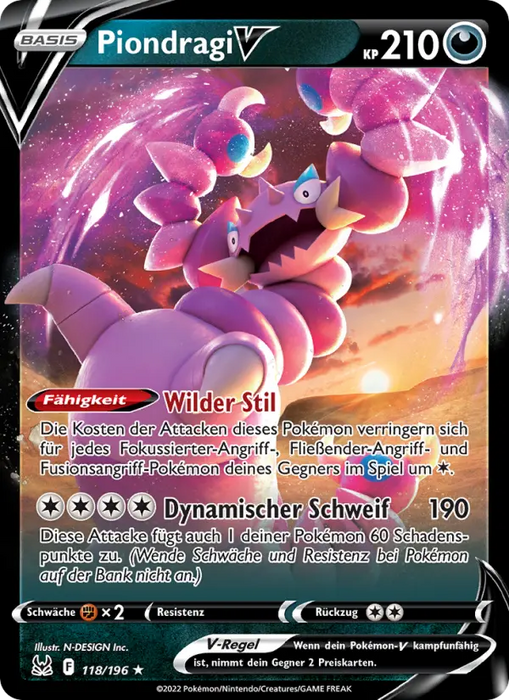 Piondragi V LOR-118 Ultra Rare Deutsch