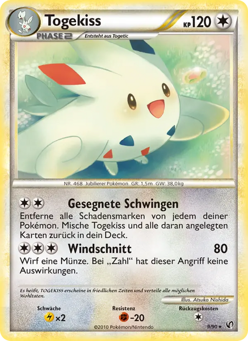 Togekiss UD-9 Holo Rare Deutsch