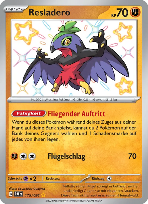 Resladero PAF-175 Shiny Rare Deutsch