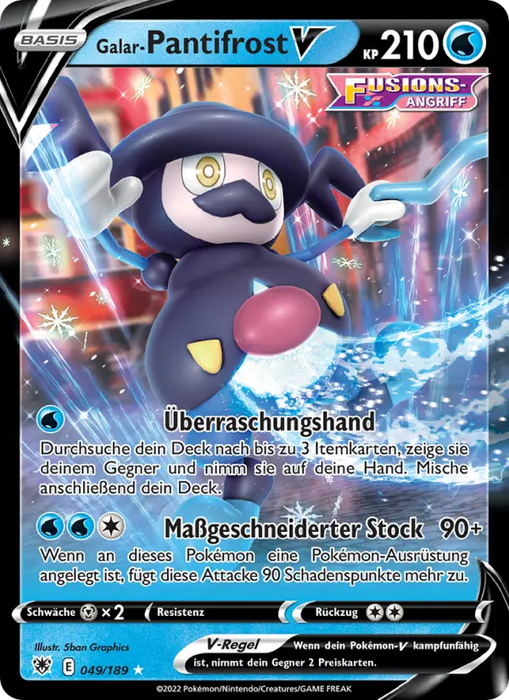 Galar-Pantifrost V ASR-049 Ultra Rare Deutsch