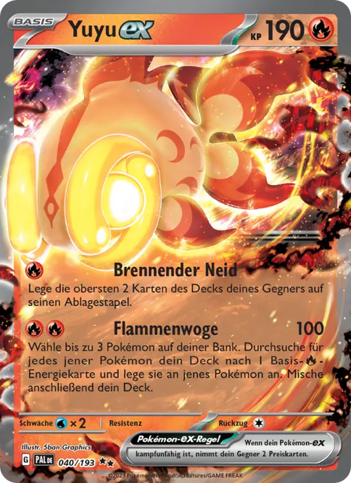 Yuyu ex PAL-040 Double Rare Deutsch