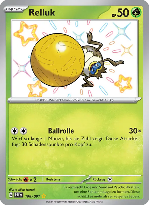 Relluk PAF-108 Shiny Rare Deutsch