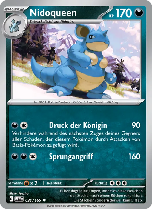 Nidoqueen MEW-031 Uncommon Deutsch