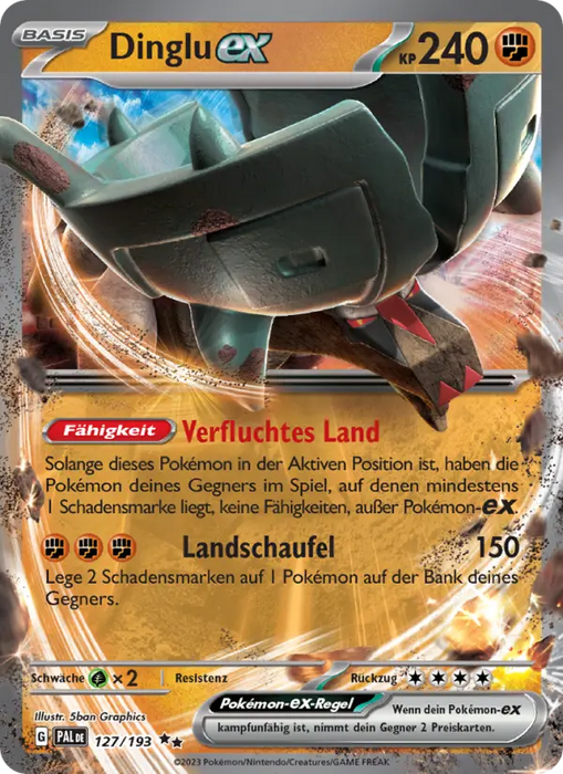 Dinglu ex PAL-127 Double Rare Deutsch