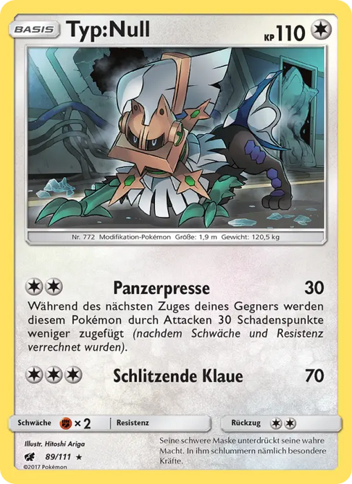 Type: Null CIN-89 Holo Rare Deutsch