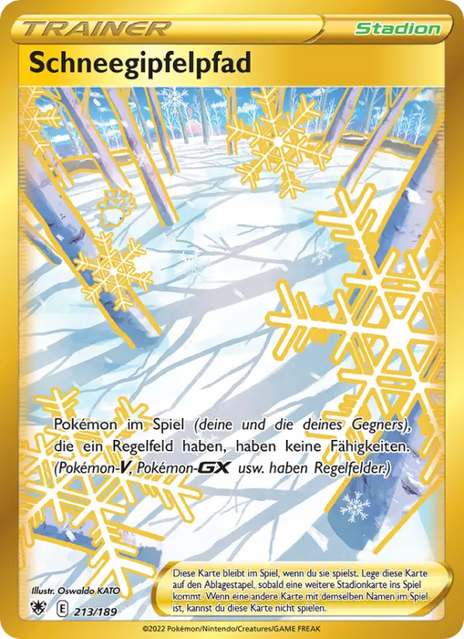 Schneegipfelpfad ASR-213 Secret Rare Deutsch