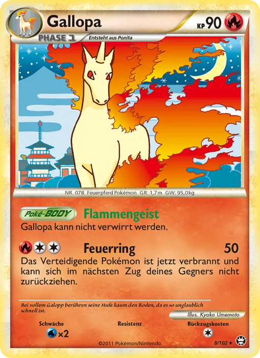 Gallopa TM-8 Holo Rare Deutsch